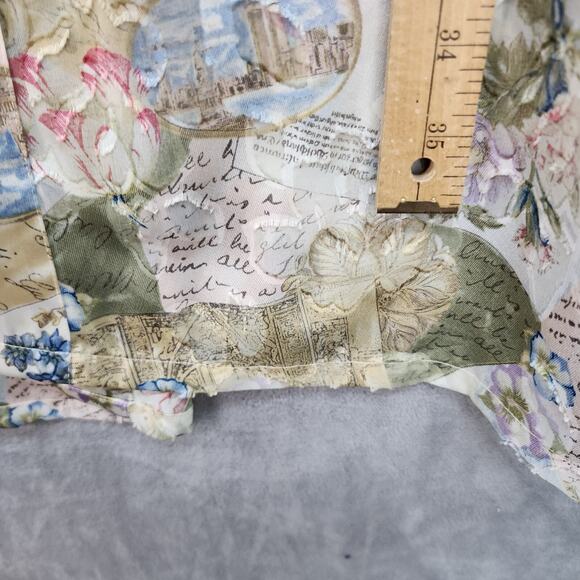 Gloria Vanderbilt Intimates Robe 3x 4x Sheer Kimono Floral Sexy Vintage Cover Up - Picture 11 of 12